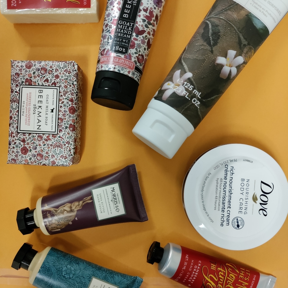 Lot of 8 body care items